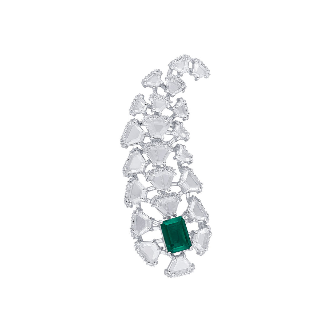 Amalfi Emerald Doublet 925 Silver Kalgi