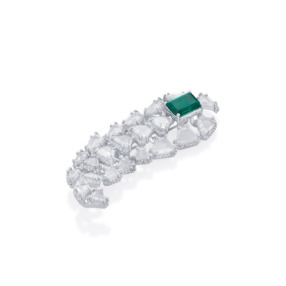 Amalfi Emerald Doublet 925 Silver Kalgi