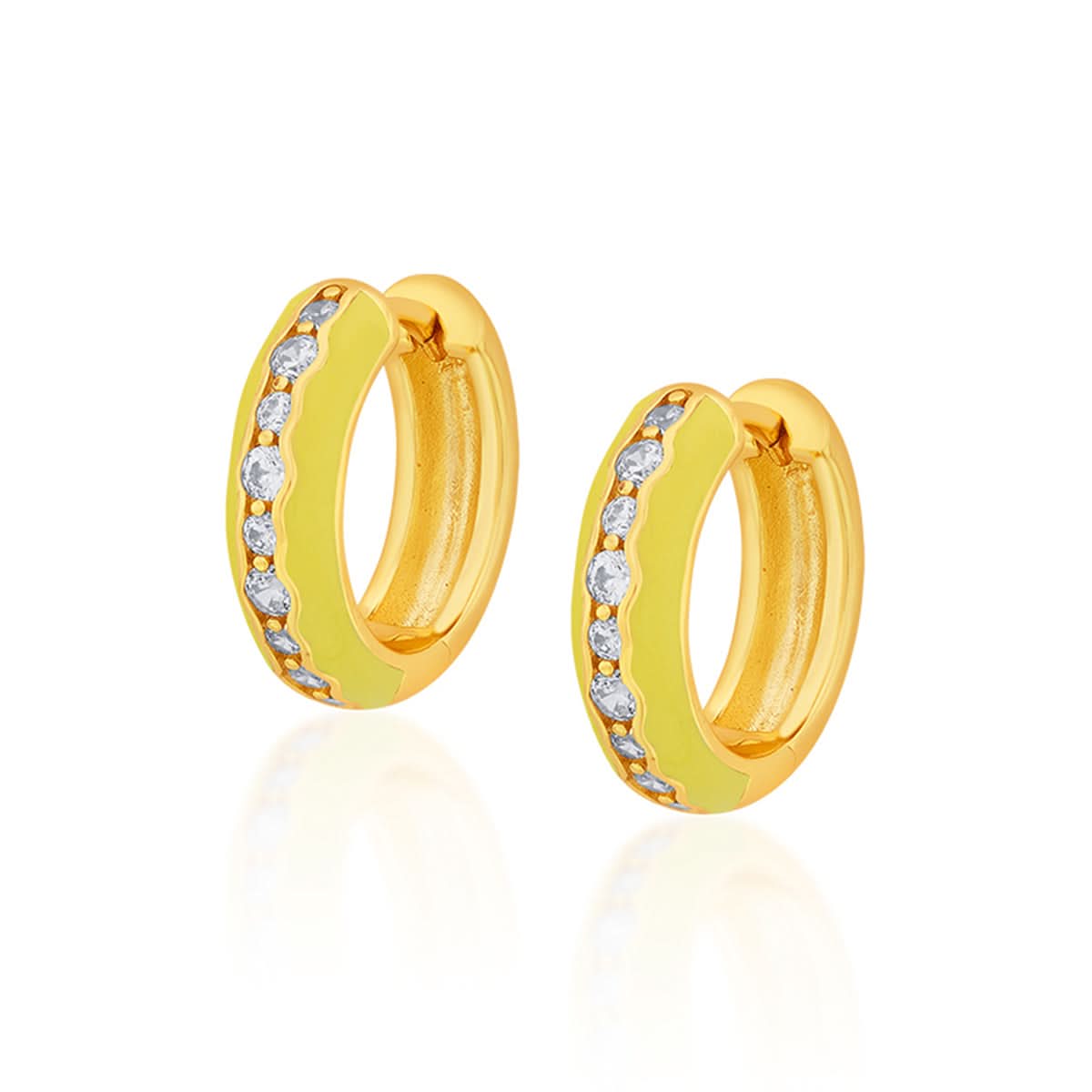 Hoop Earring Elta Chartreuse Mini - Elk Accessories