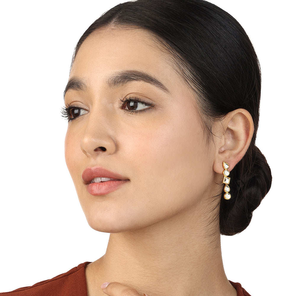 Lumen Mirror Line Earrings