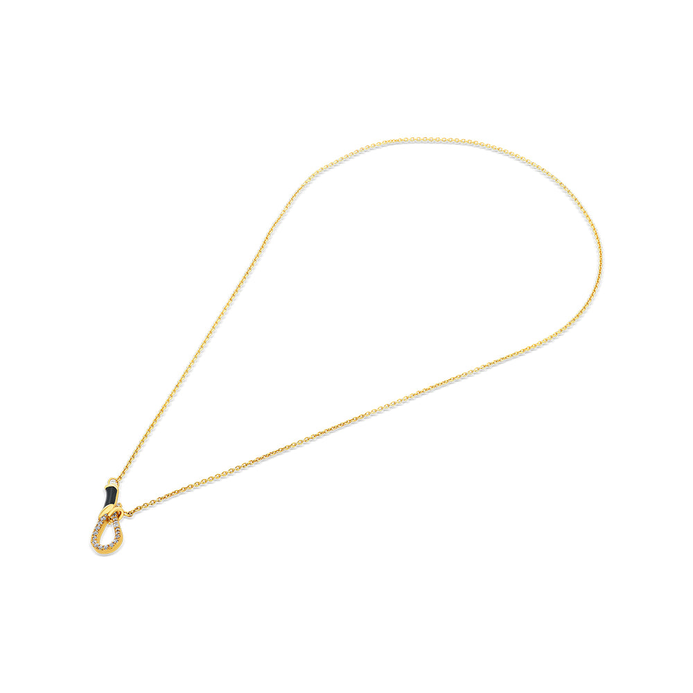 Gilded Hook Necklace
