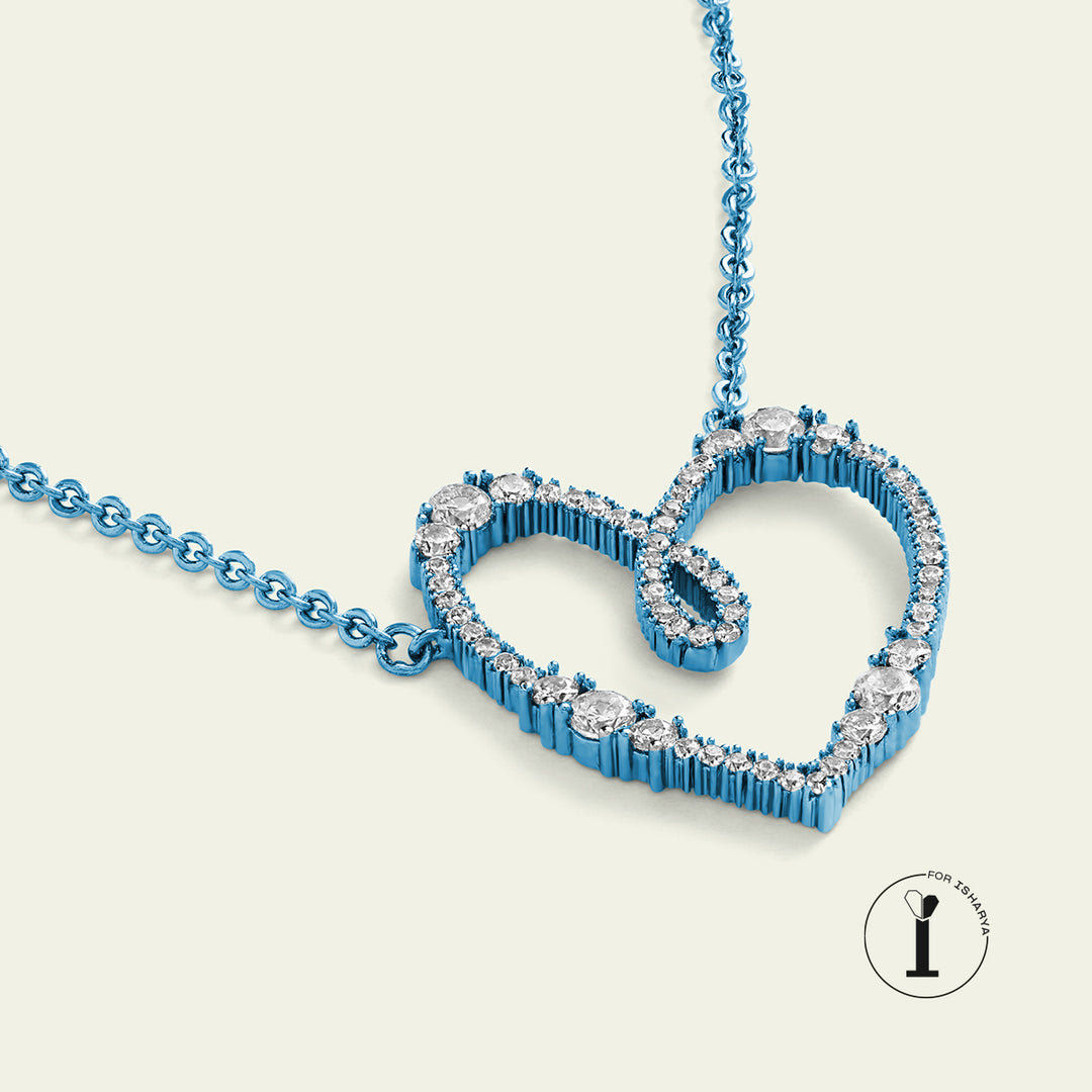 Blue Heart Pendant