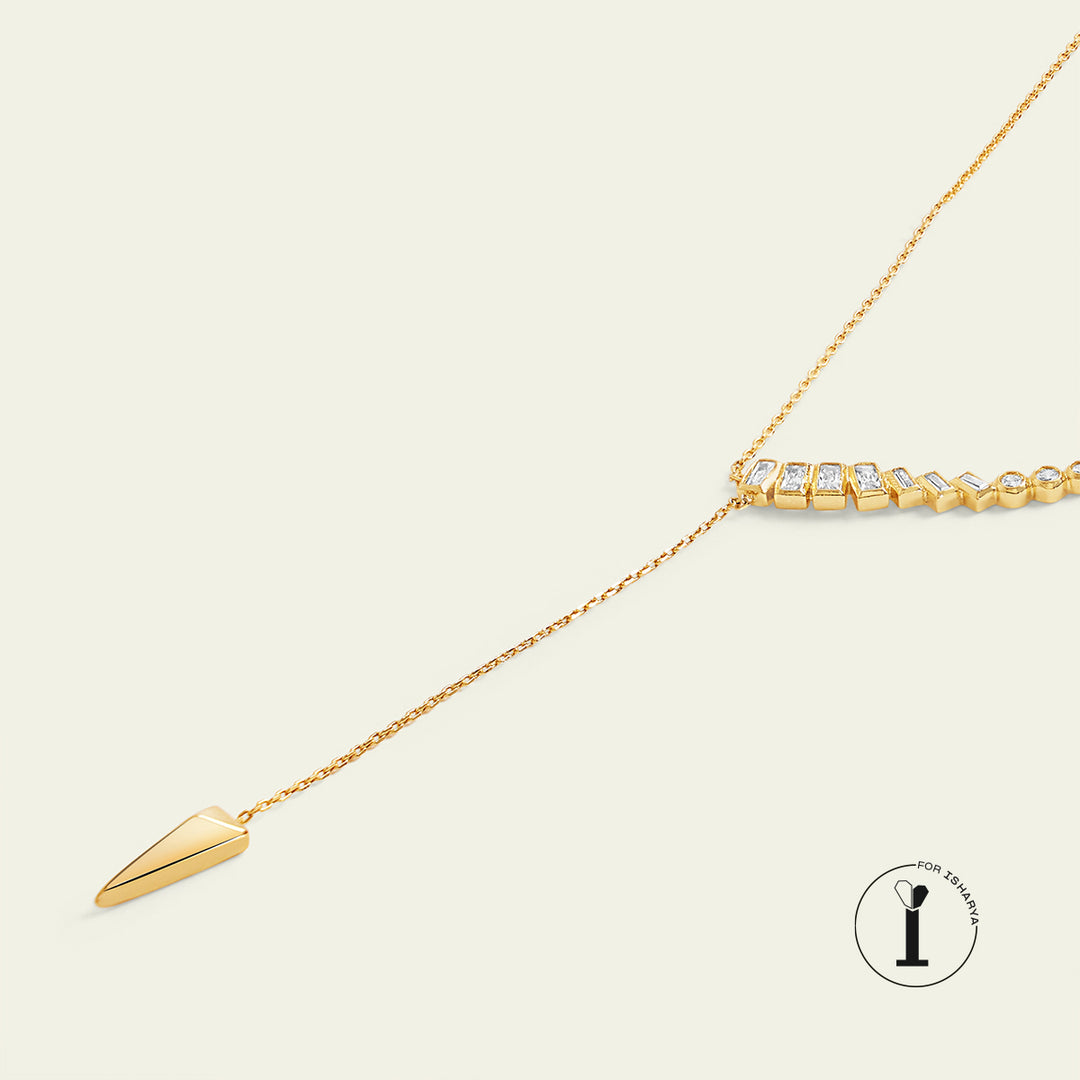 Gold Spiked Lariat