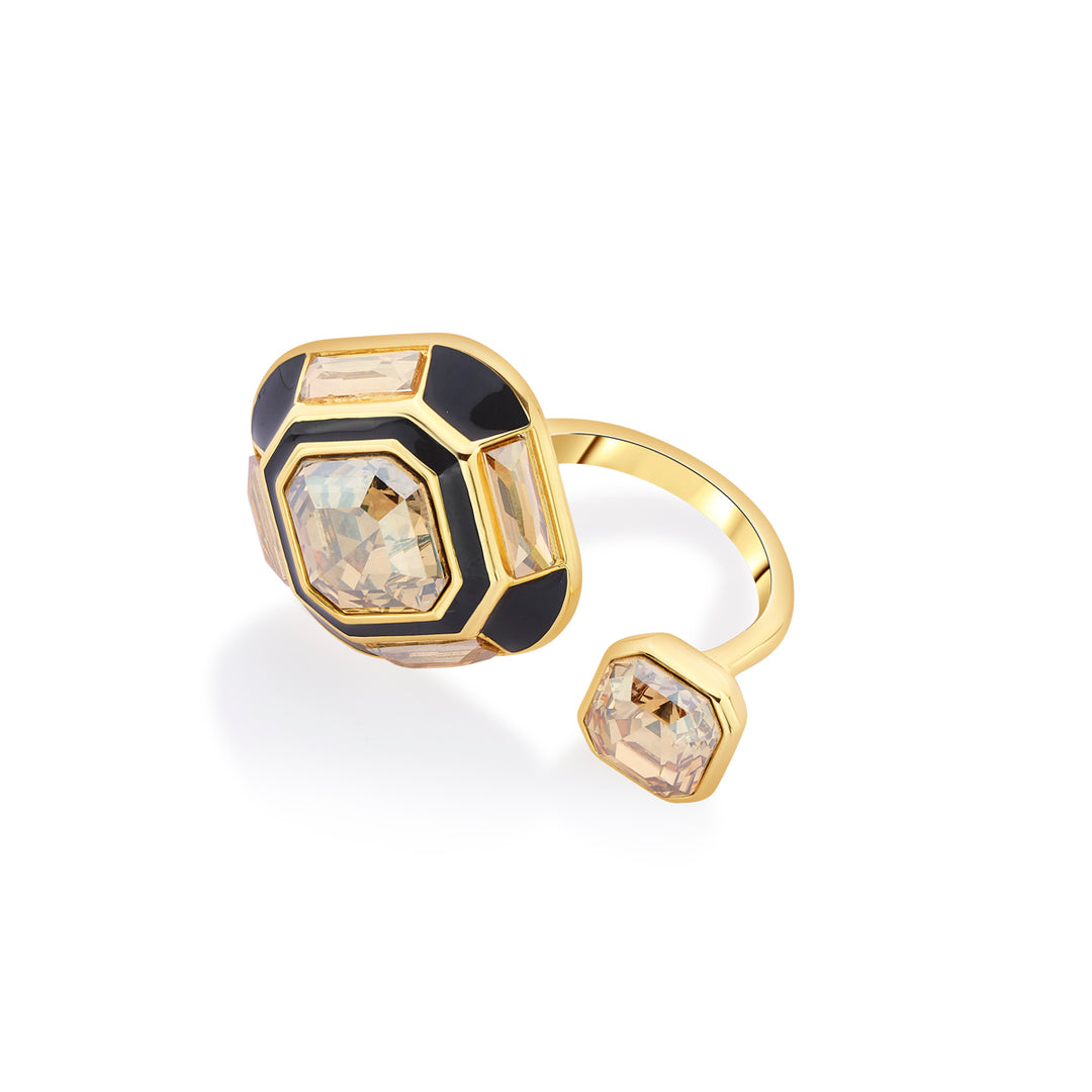 Gold Moss Deco Ring
