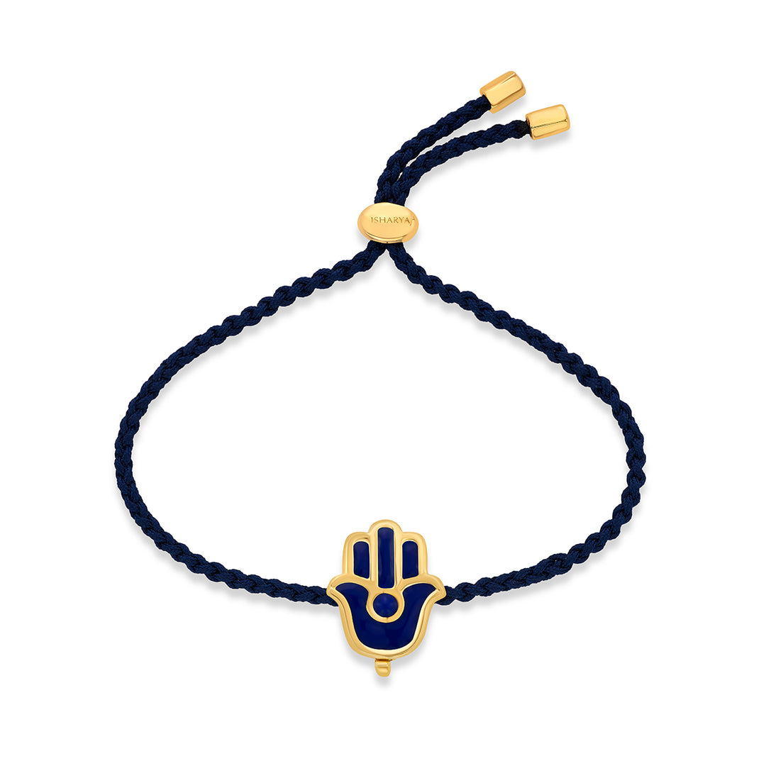 Navy Blue Knot Bracelet