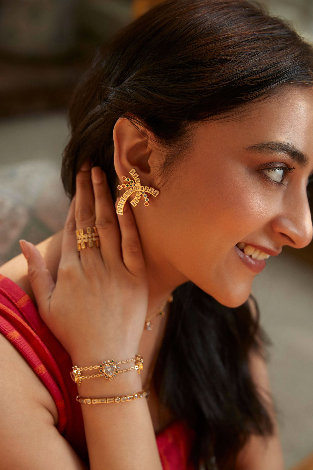 Summer Crystal Bolo Bracelet