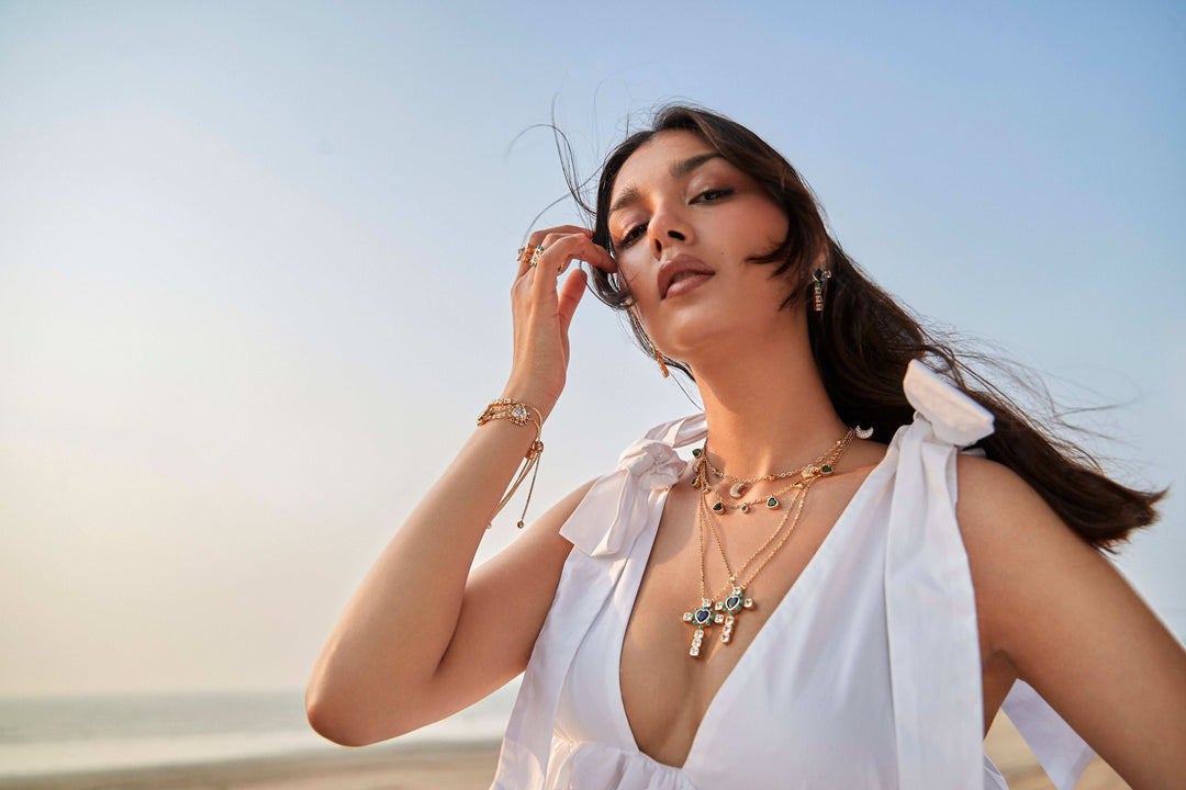 Summer Crystal Bolo Bracelet