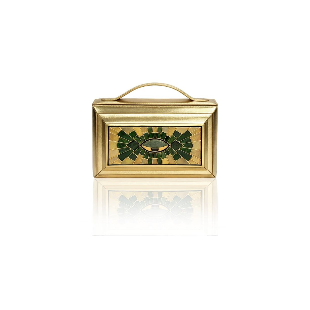 Aventurine Green Mosaic Eye Bag