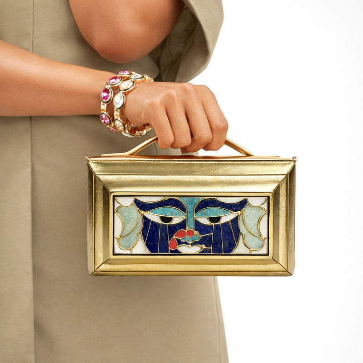 Shrinathji Divine Eye Mosaic Bag