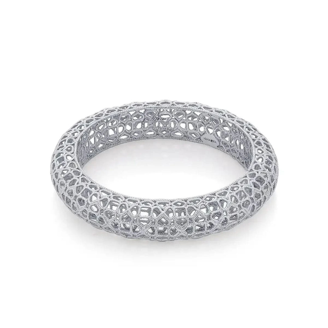 Temple Muse Filligree Bangle Silver
