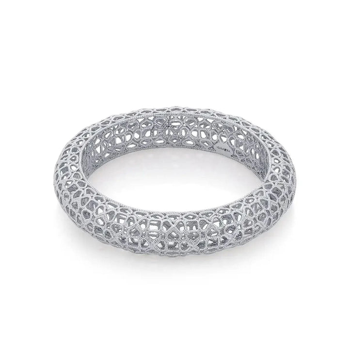 Temple Muse Filligree Bangle Silver