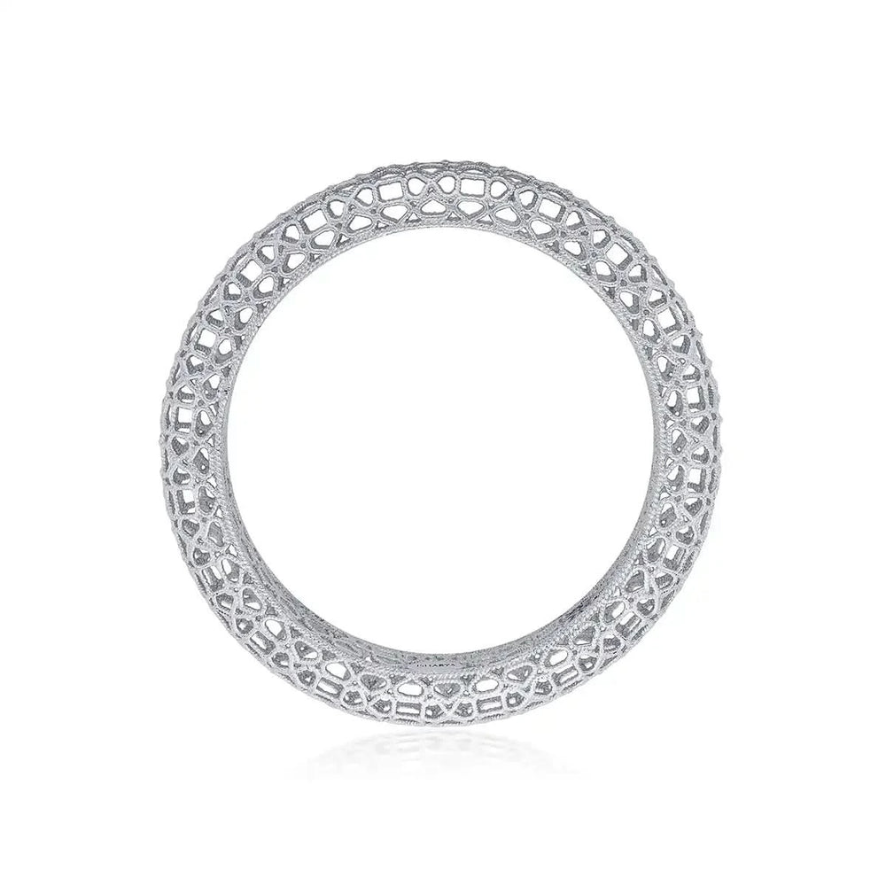 Temple Muse Filligree Bangle Silver