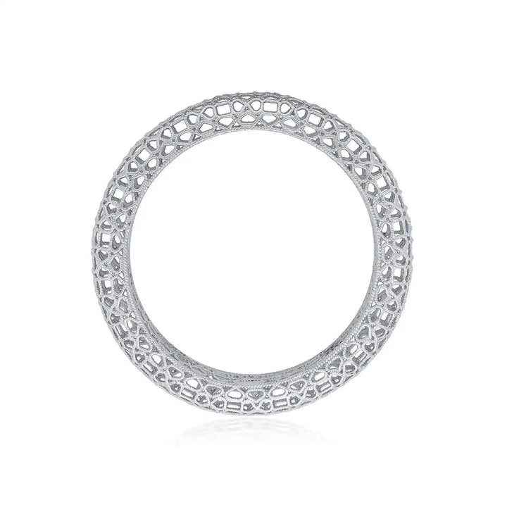 Temple Muse Filligree Bangle Silver