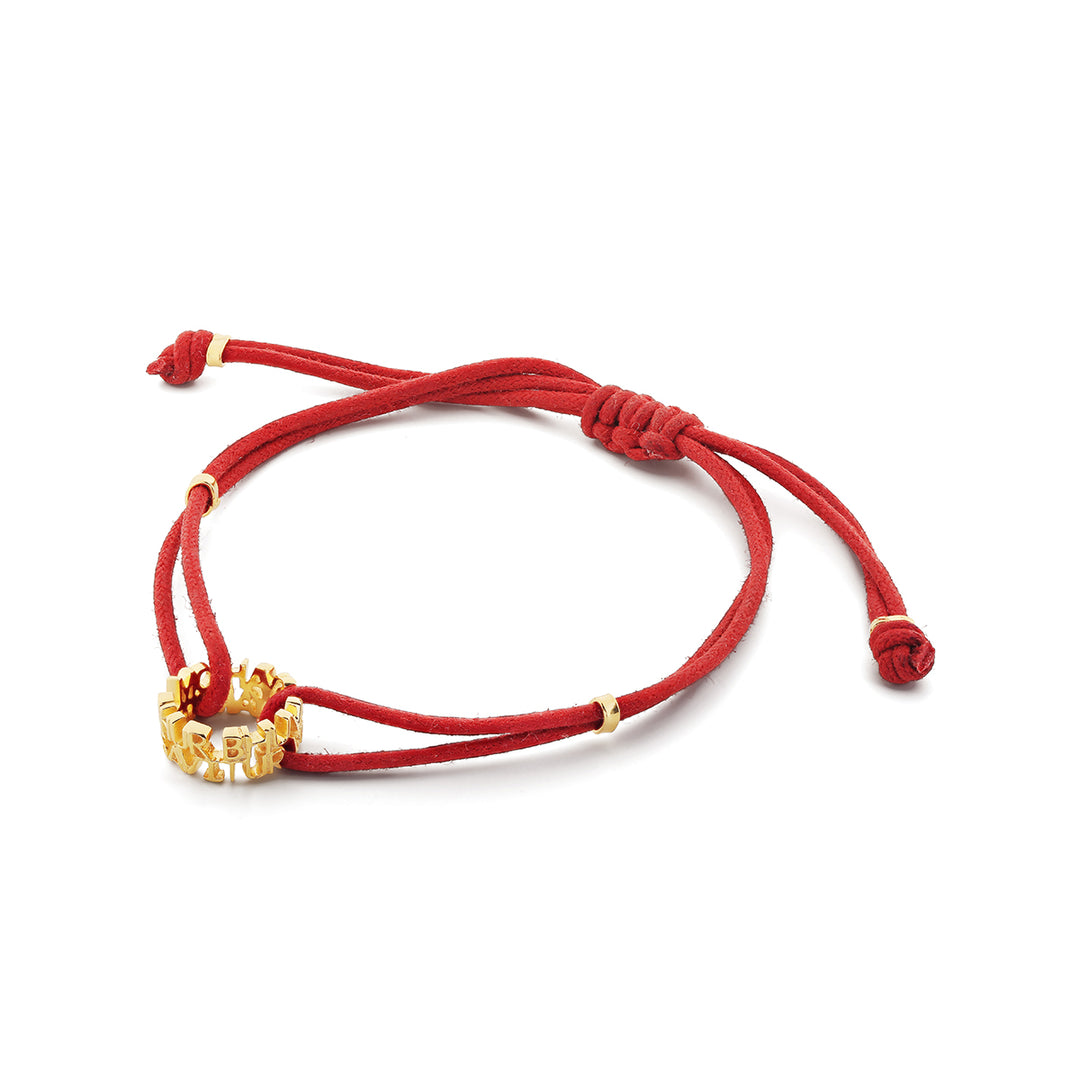 Red Mantra Rakhi Bracelet