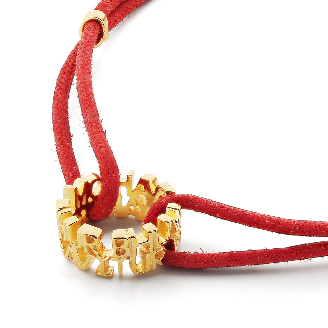 Red Mantra Rakhi Bracelet