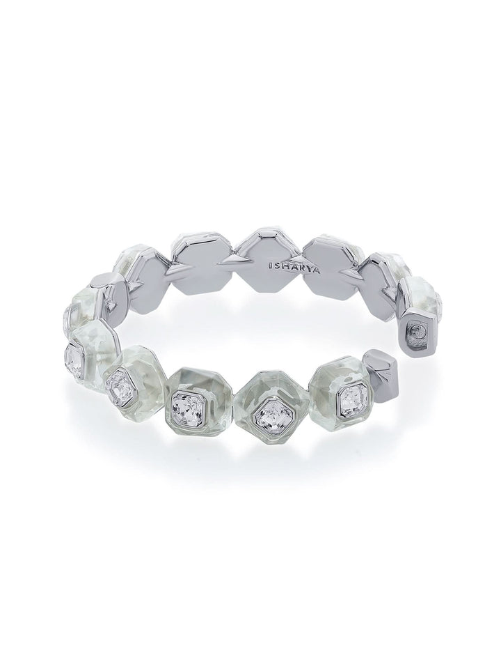 Bougie Infinity Cut Crystal Bangle