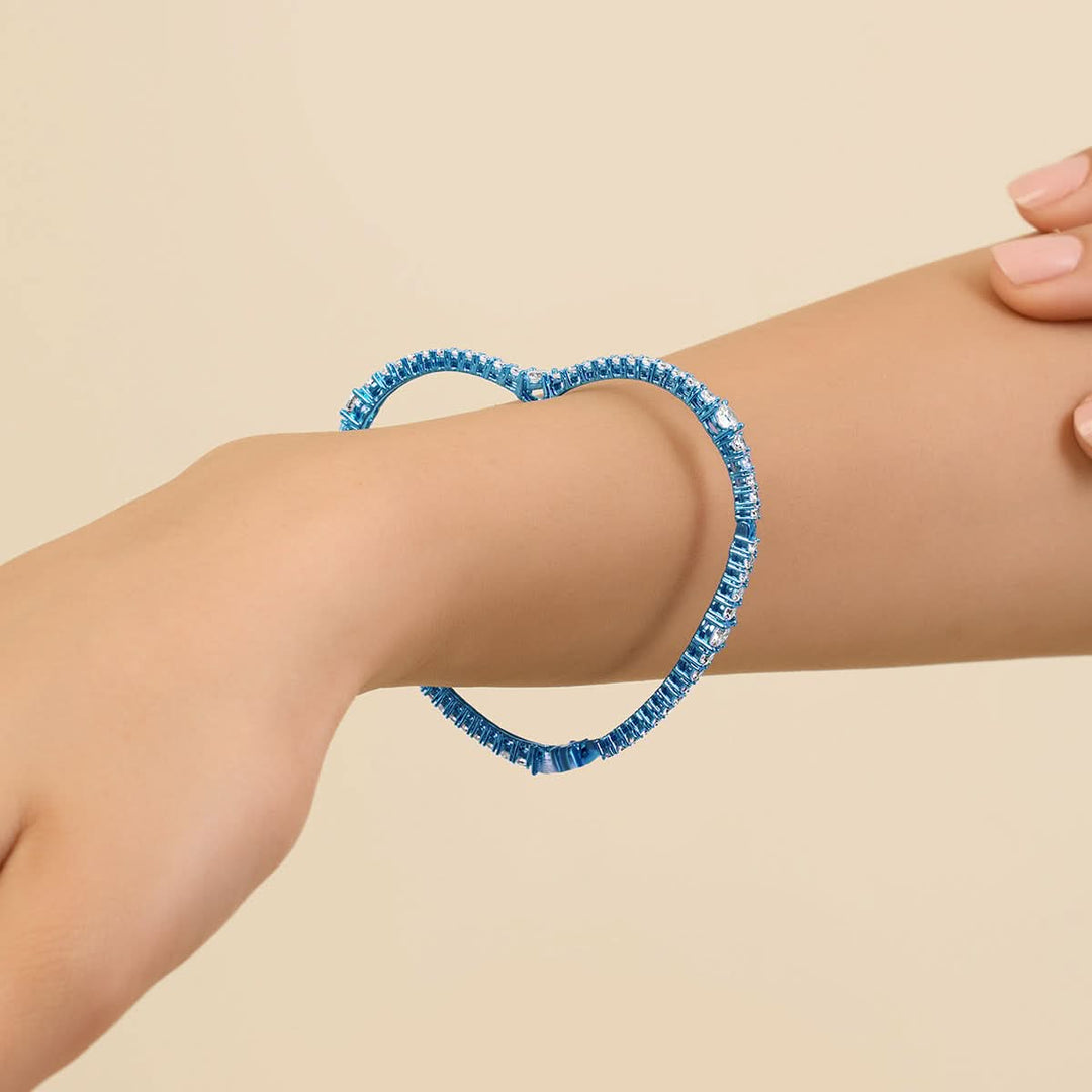 Nilu Thapa Blue Heart Bangle