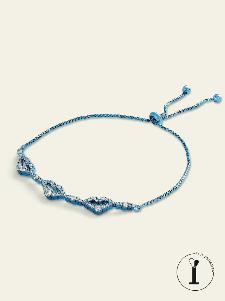 Blue Lips Bracelet