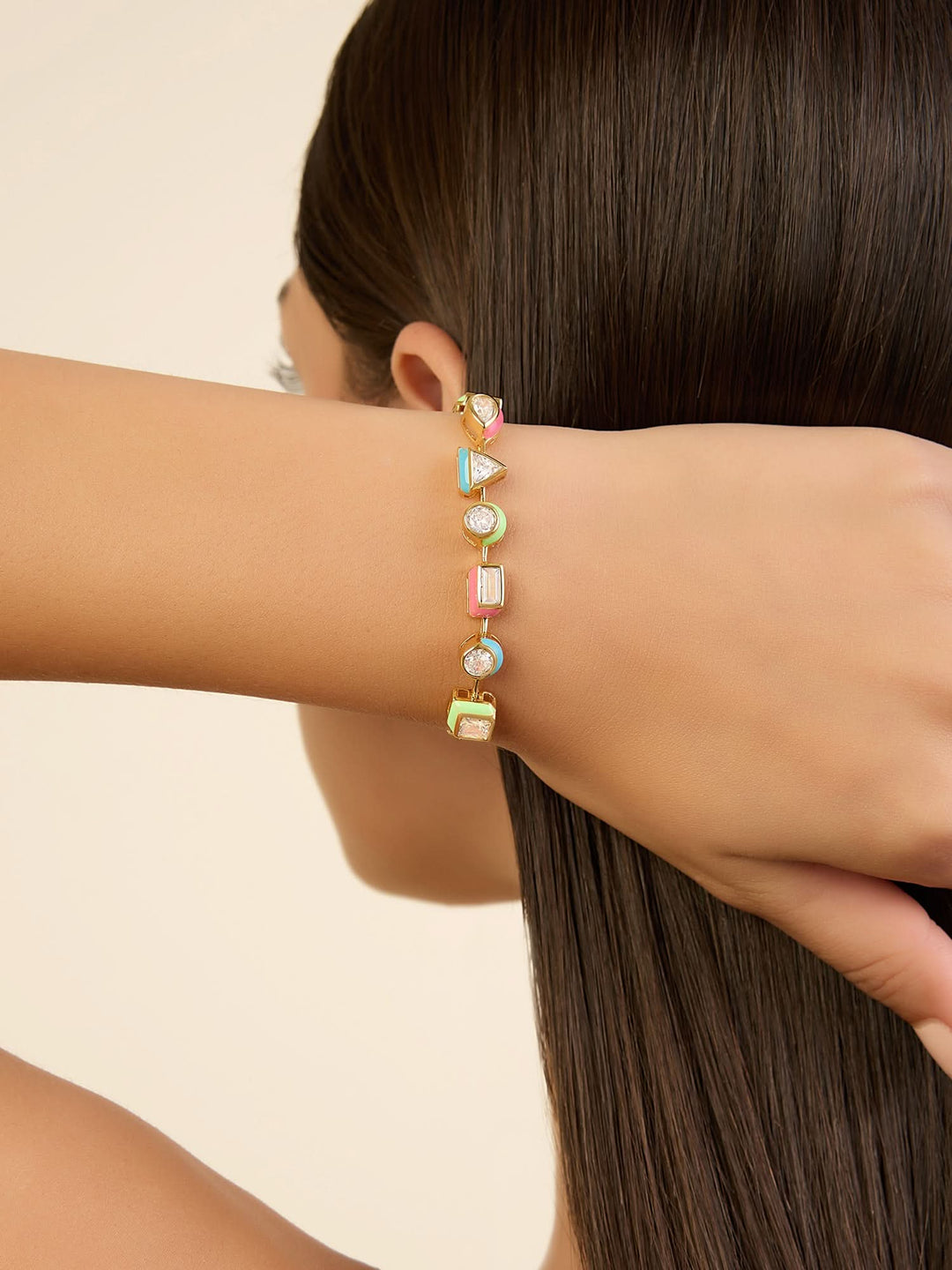 Multicolour Enamel Bracelet