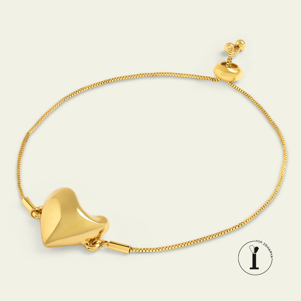 Gold Heart Bracelet