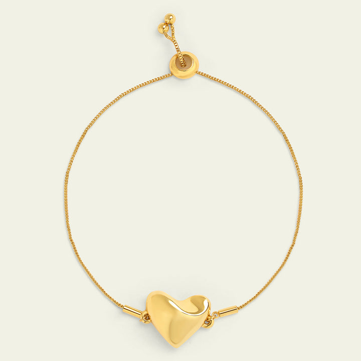 Gold Heart Bracelet 