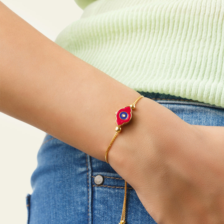 Enamel Eye Bracelet