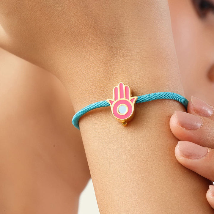 Pink Hamsa Bracelet