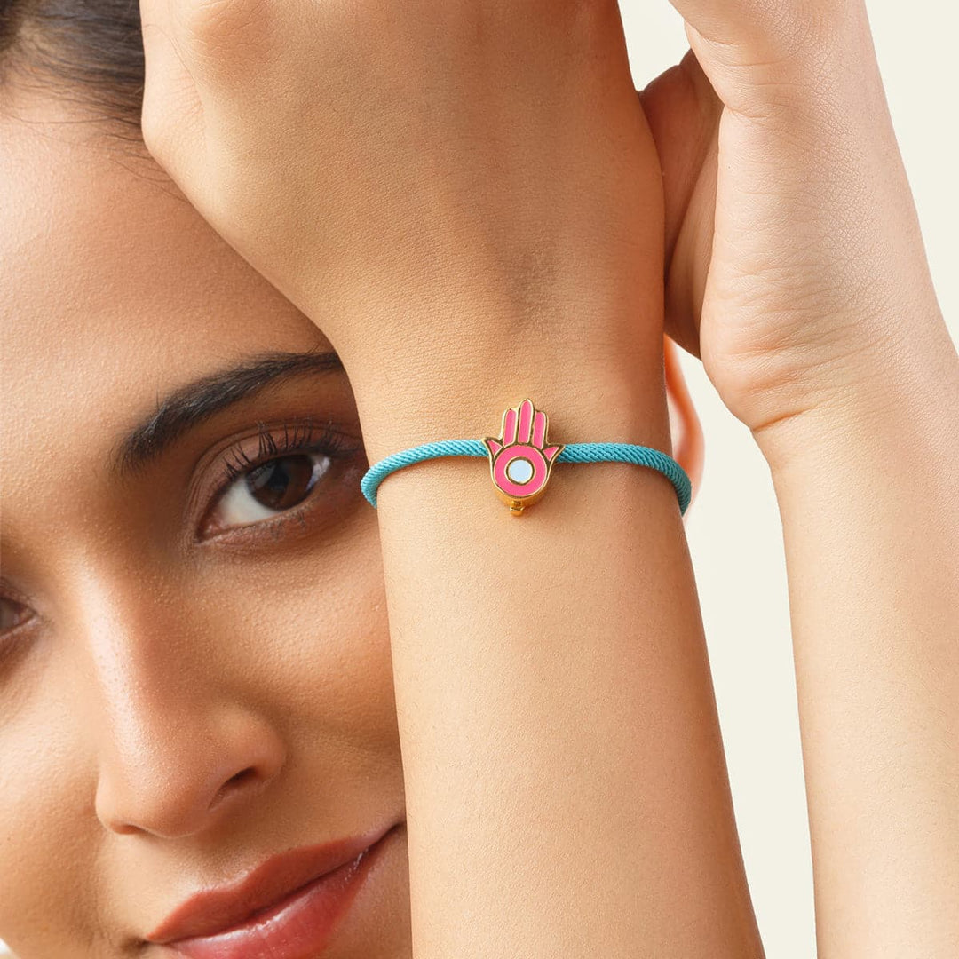 Pink Hamsa Bracelet