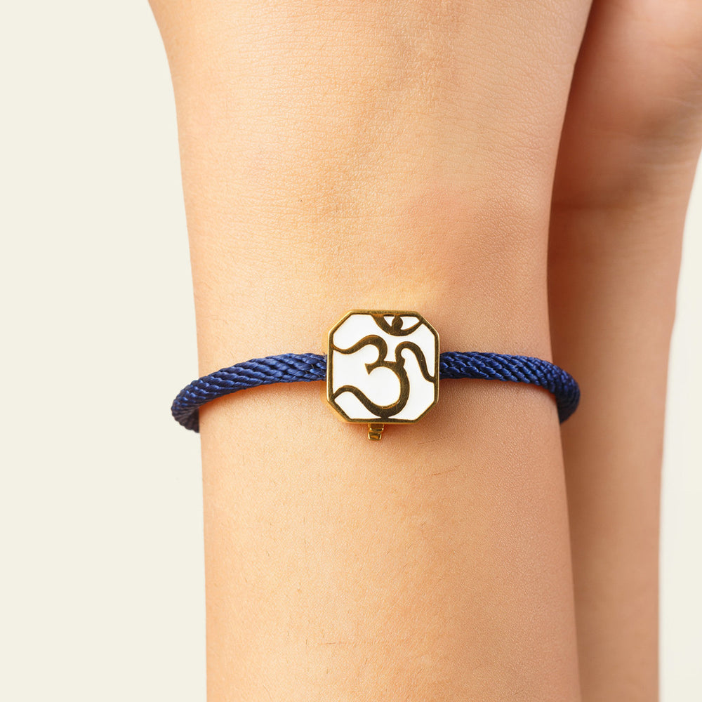 Om Enamel Bracelet