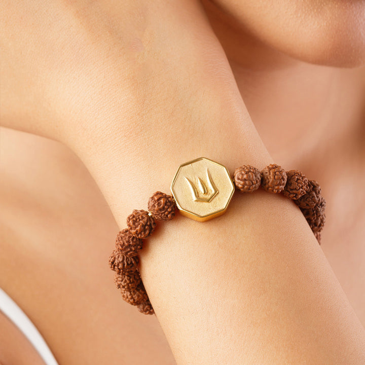 Rudraksha Bolo Bracelet