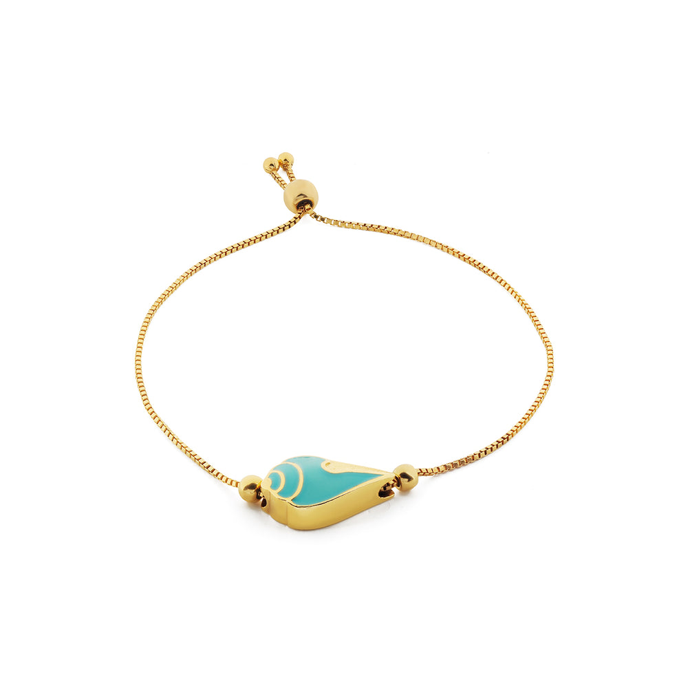 Enamel Sea Shell Bracelet