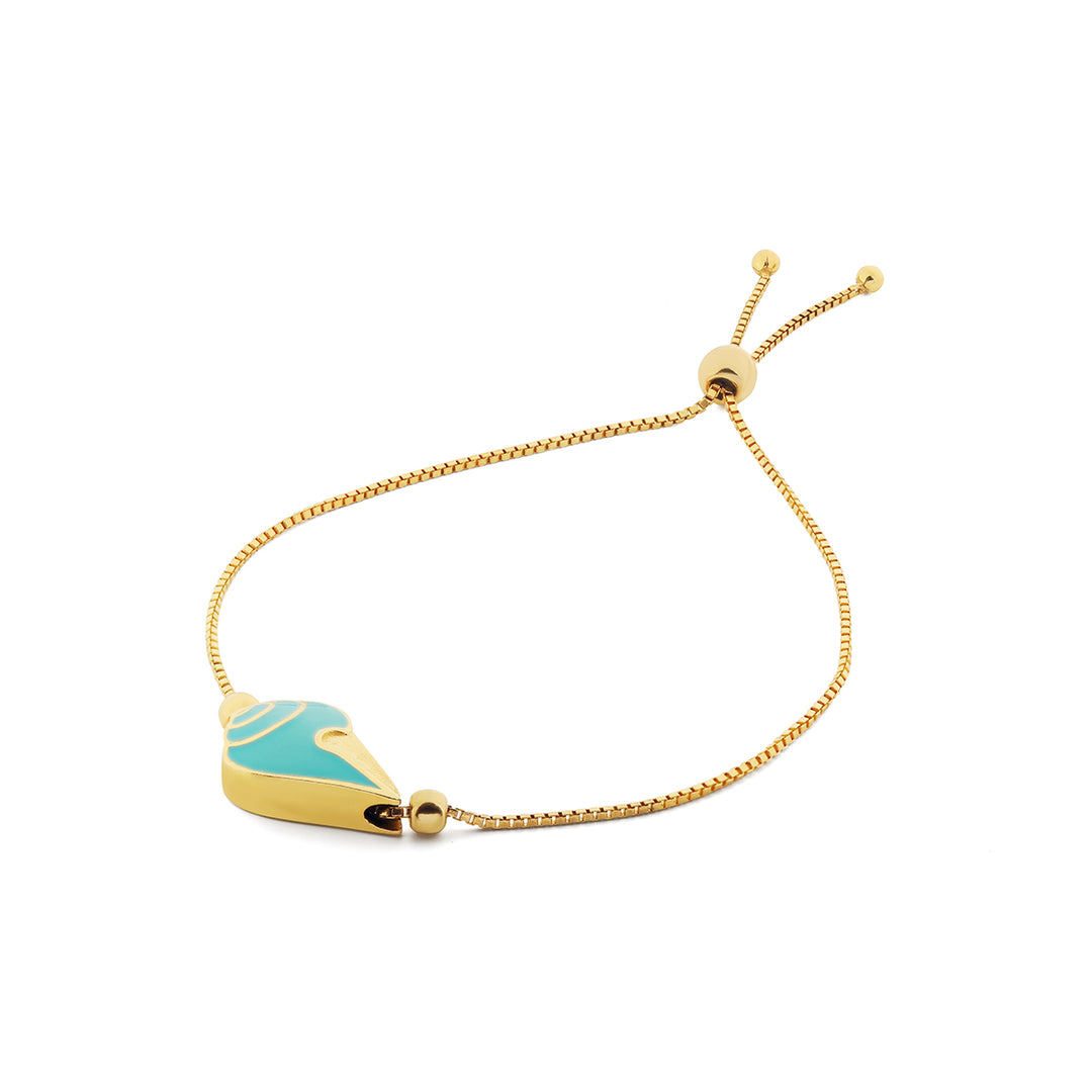 Enamel Sea Shell Rakhi Bracelet