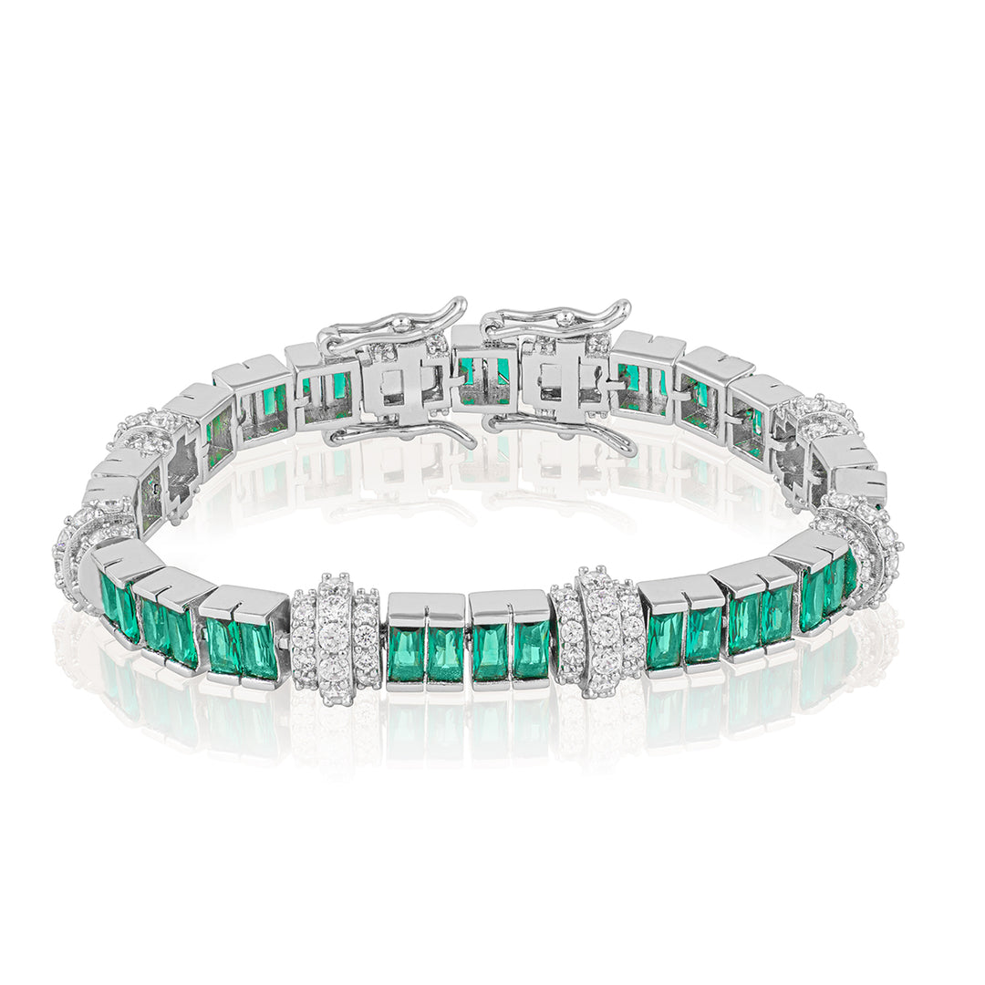 Emerald Cut Tennis Bracelet