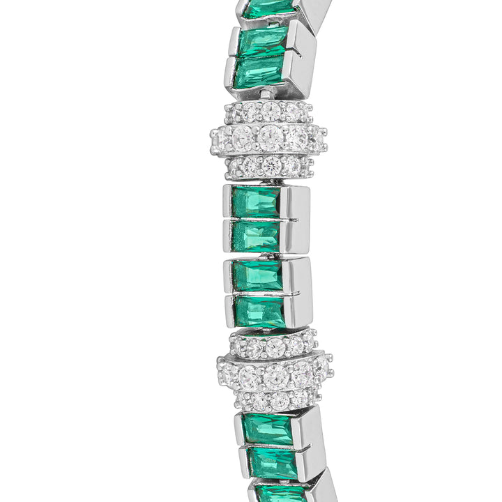 Emerald Cut Tennis Bracelet