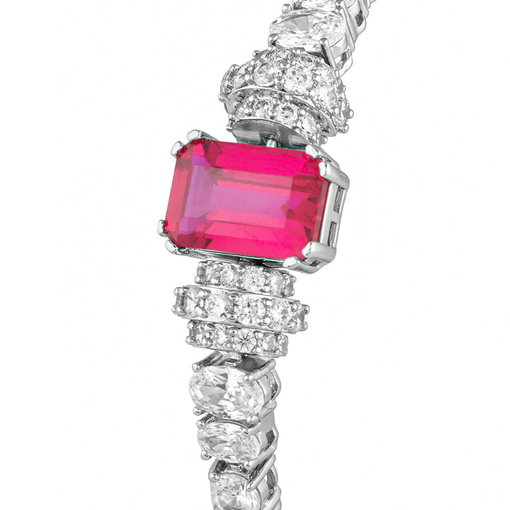 Ruby Corumdum Tennis Bracelet