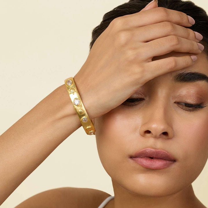 Mirror Oval Hinge Bangle