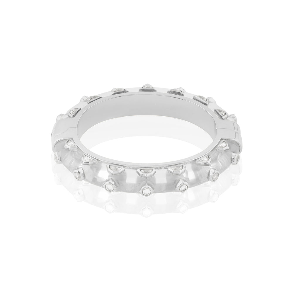 White Mirror Boondein Bangle