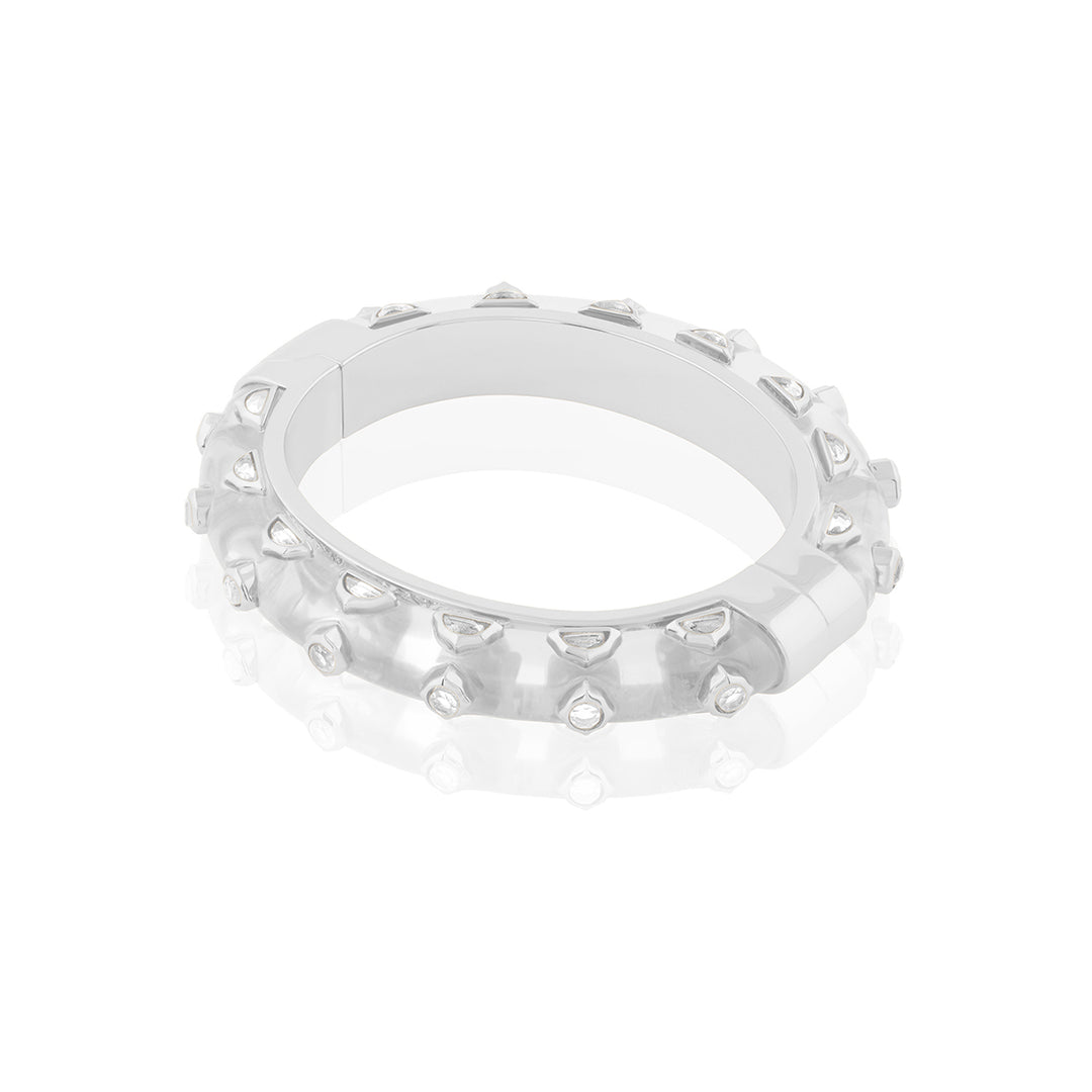 White Mirror Boondein Bangle