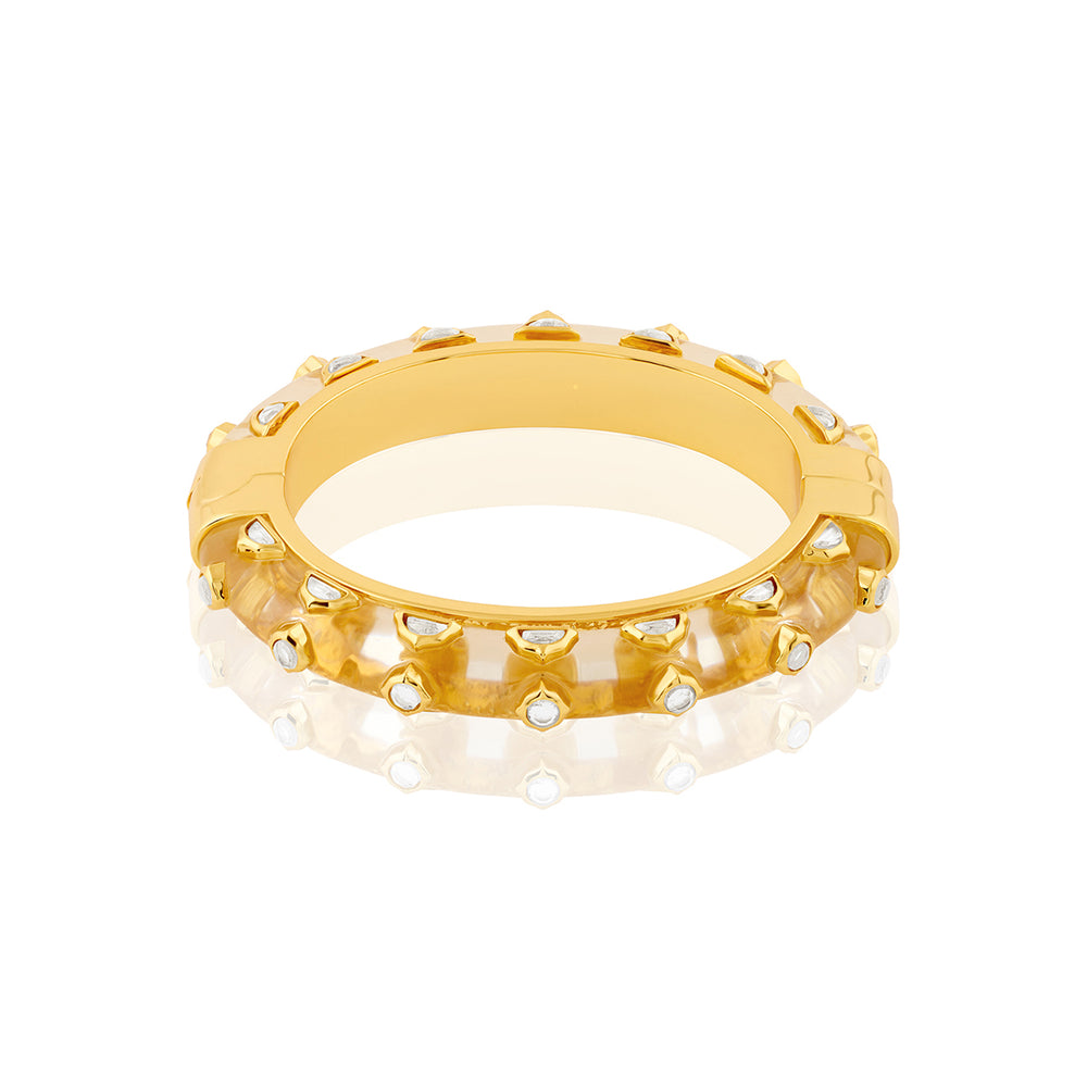 Gold Mirror Boondein Bangle