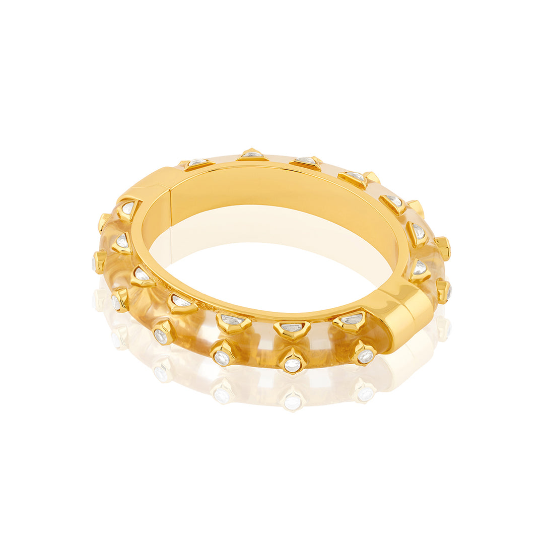 Gold Mirror Boondein Bangle