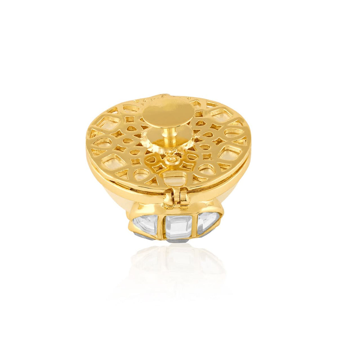 Amara Mirror Pearl Button 