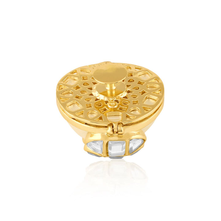 Amara Mirror Pearl Button 