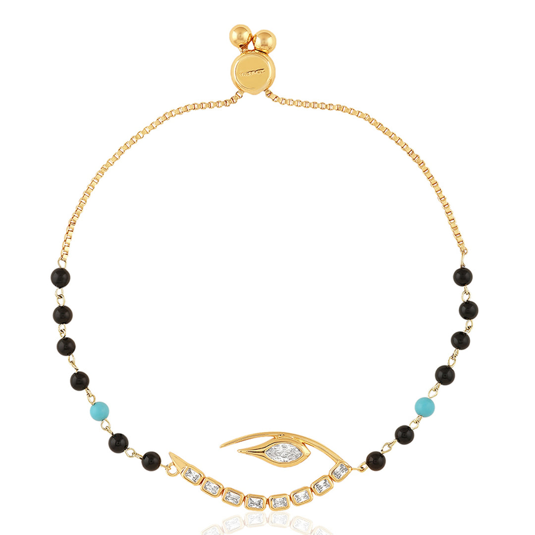 Tennis Eye Bolo Bracelet