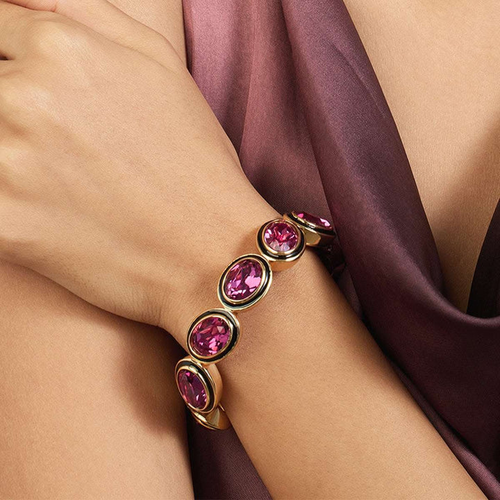Amethyst Tides Hinge Bangle