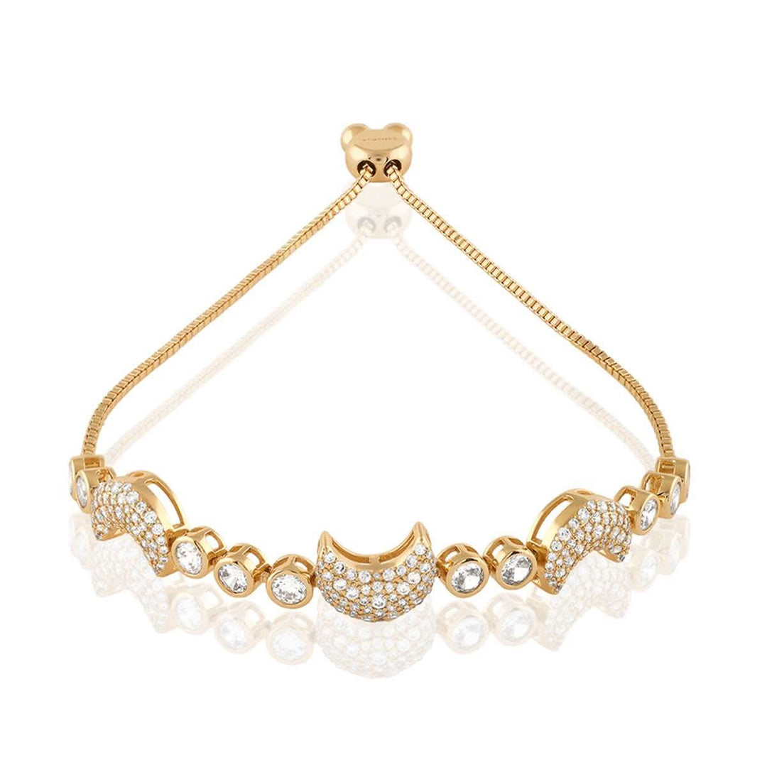 Crescent Moon Bolo Bracelet 