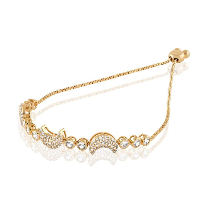 Crescent Moon Bolo Bracelet 