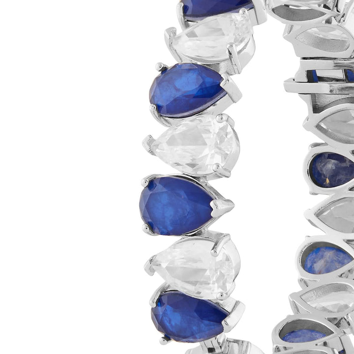 Ethereal Sapphire Radiance Tennis Bracelet