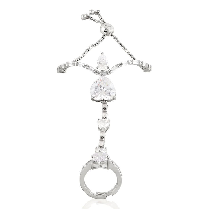 Celeste Heart Bolo Bracelet