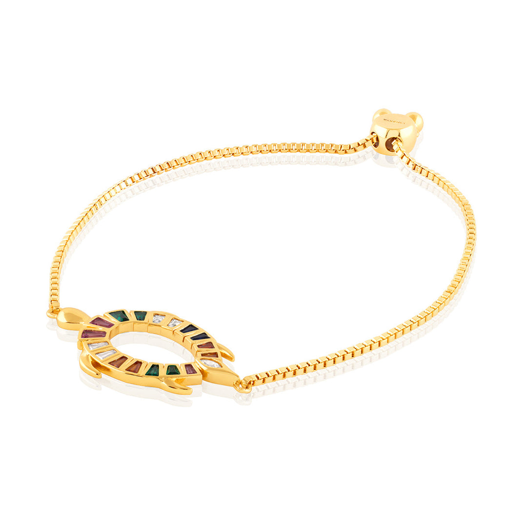 Koorma  Multi-coloured Bolo Bracelet