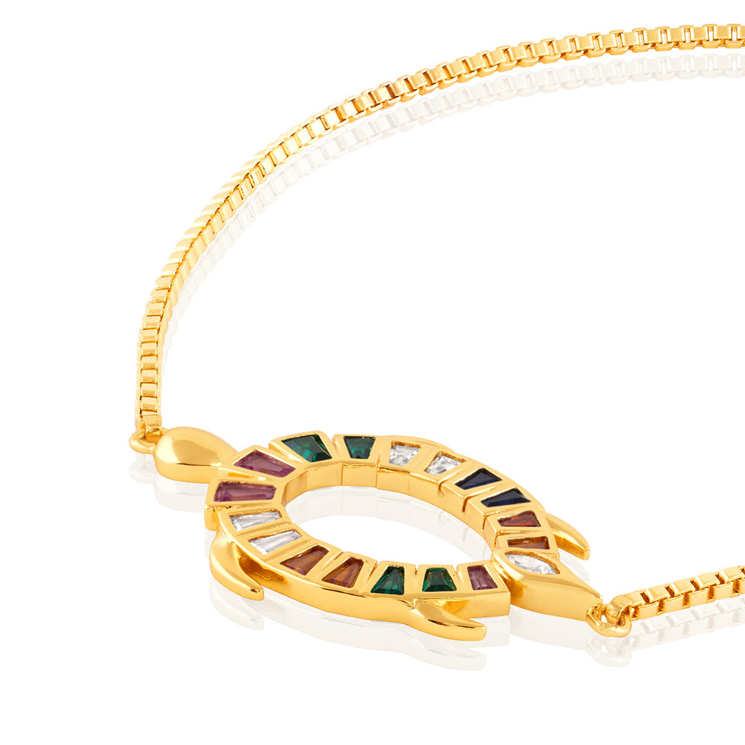 Koorma  Multi-coloured Bolo Bracelet